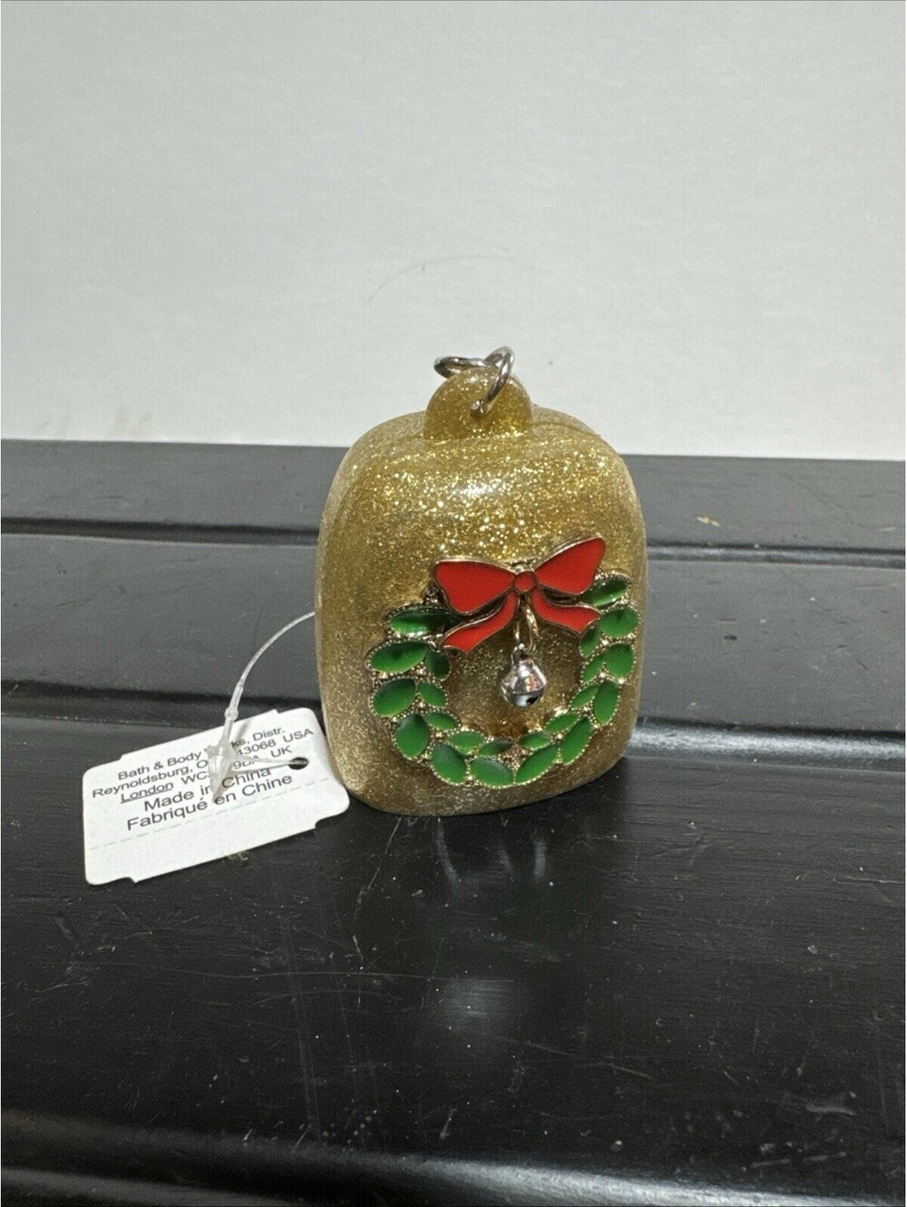 1 Bath &Body Works Holiday Christmas Bell WREATH PocketBac Hand Sanitizer Holder